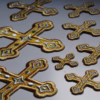 Orthodox Priest Vestment Cross Applique Set (13 Pieces)