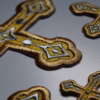 Orthodox Priest Vestment Cross Applique Set (13 Pieces)