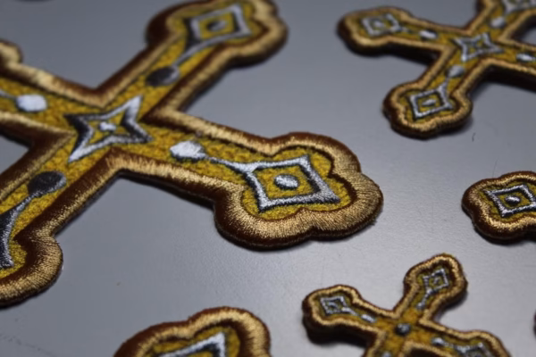 Orthodox Priest Vestment Cross Applique Set (13 Pieces)