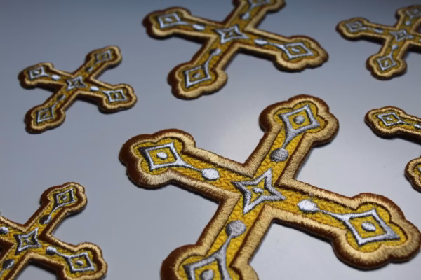 Orthodox Priest Vestment Cross Applique Set (13 Pieces)
