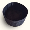 Patterned Skoufos Inside Black Embroidered Skufia (Semi-Hard) | Monastic Skoufos