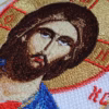 photo_123@28-02-2025_09-26-46 Christ the Light Embroidered Icon Applique - Orthodox Byzantine Style - Monastic Handmade - Gold Border
