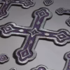 Orthodox Priest Vestment Cross Applique Set (13 Pieces)