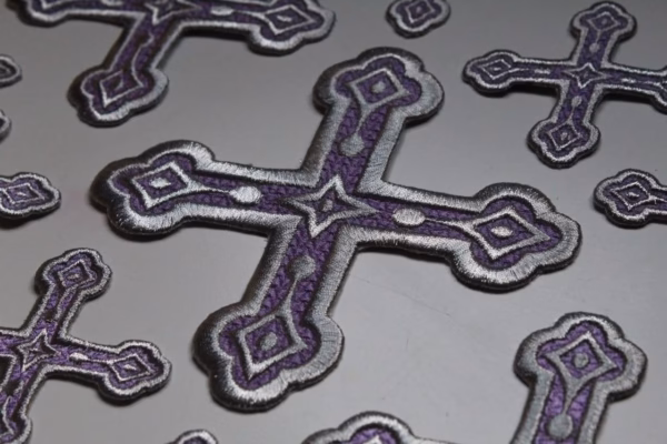 Orthodox Priest Vestment Cross Applique Set (13 Pieces)