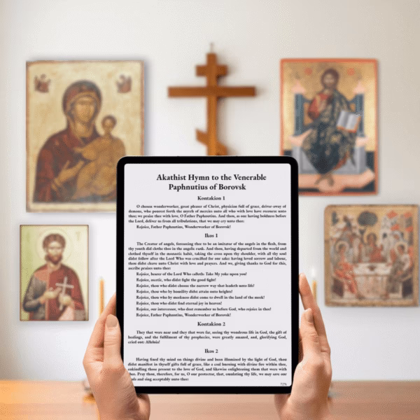 Praying the Akathist Hymn to St Paphnutius of Borovsk The Life & Akathist of St. Paphnutius of Borovsk (Ebook)