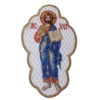 Christ Full Body Applique Christ Full-Body Icon Applique - Orthodox Byzantine - Gold Accents, Blue/Red/White - Monastery Made