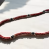 HANDMADE Rustic Red Satin PRAYER ROPE/KOMBOSKINI/CHOTKI (100 Knots) - Unparalleled Comfort for All-Day Prayer