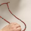 HANDMADE Rustic Red Satin PRAYER ROPE/KOMBOSKINI/CHOTKI (100 Knots) - Unparalleled Comfort for All-Day Prayer