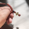 HANDMADE Rustic Red Satin PRAYER ROPE/KOMBOSKINI/CHOTKI (100 Knots) - Unparalleled Comfort for All-Day Prayer