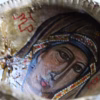 photo_2025-06-04_07-10-56 ONE-OF-A-KIND Theotokos Icon "Mother of Pearl" - Handpainted Clam Shell - Orthodox Monastic Iconography