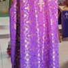 purple orthodox priest vestment set rear view Custom Orthodox Priest Vestments (Made to Order)