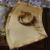 beige orthodox priest vestments inner cuff detail Custom Orthodox Priest Vestments (Made to Order)