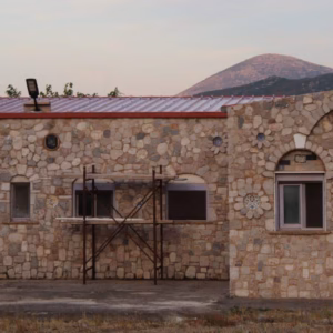 A serene view of the St. John of the Ladder monastery in Greece, where your Orthodox donation directly supports our daily life and prayers.