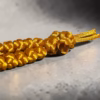 Gold 50-Knot Satin Prayer Rope (Komboskini) with China Pattern Beads