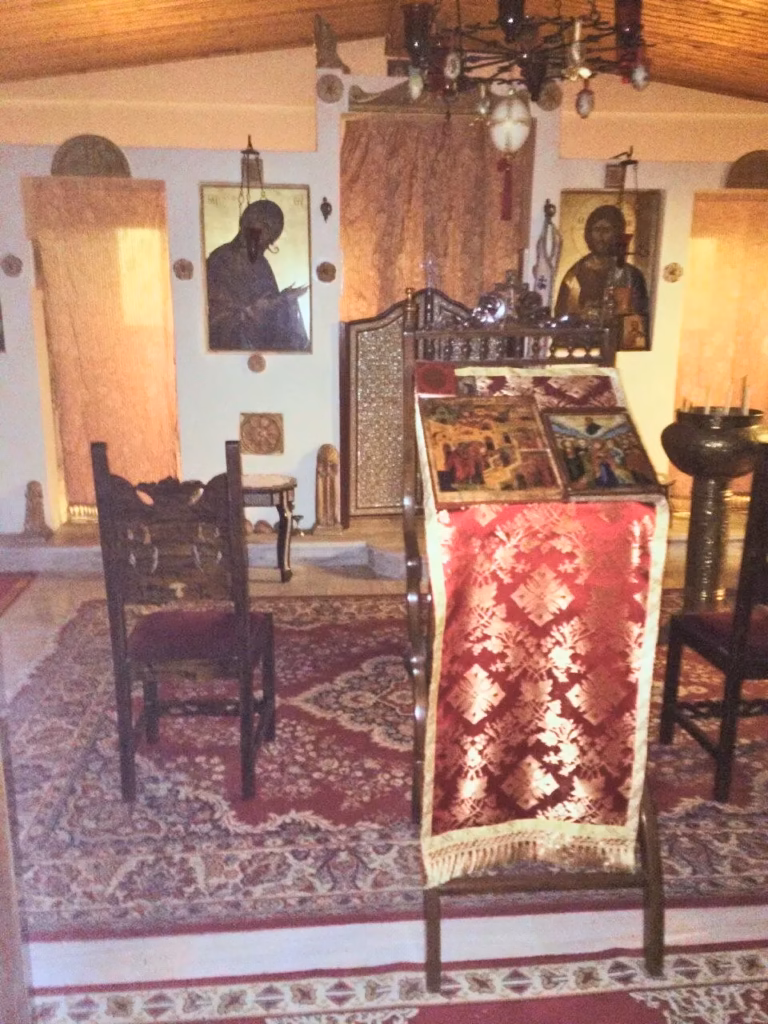 sacred monastery of st john of the ladder temple interior 2