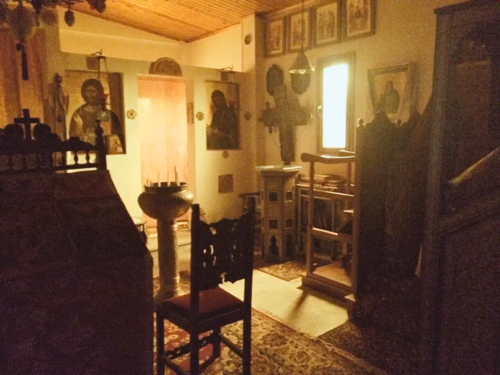 sacred monastery of st john of the ladder temple interior 1