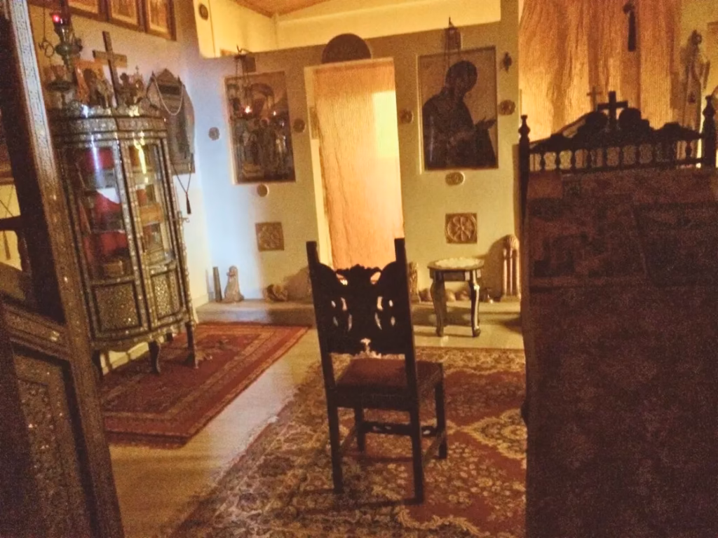 sacred monastery of st john of the ladder temple interior 3